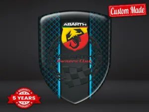 Fiat Abarth Autoadesivi Premium Qualità Racing Cupola Lusso
